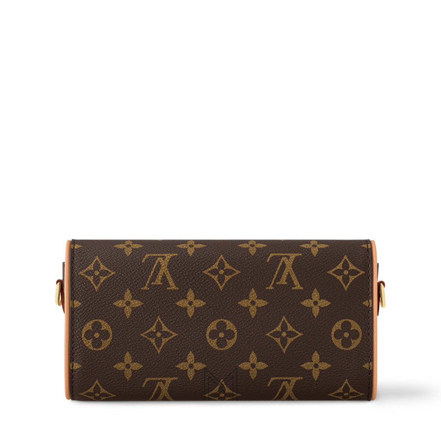 Túi Xách LV Pochette Dây Xích Nâu Monogram Canvas Authentic LV 387 2026 Túi Xách LV Pochette Dây Xích Nâu Monogram Canvas Authentic LV 387 2026