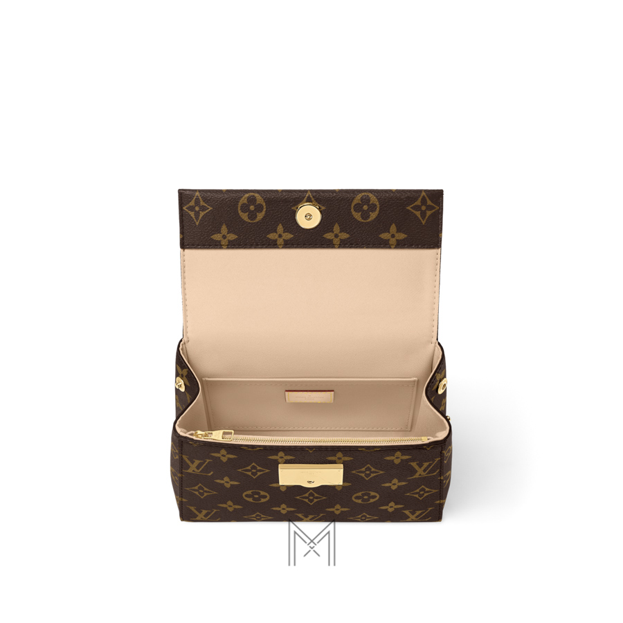 Túi Xách Louis Vuitton Victoria Vintage Nâu Monogram Hàng Hiệu LV344 2026 Túi Xách Louis Vuitton Victoria Vintage Nâu Monogram Hàng Hiệu LV344 2026