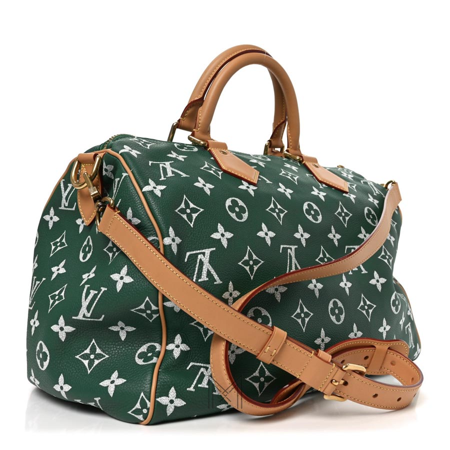 Túi Trống LV Xanh Lá Monogram Hàng Hiệu Authentic LV391 2026 Túi Trống LV Xanh Lá Monogram Hàng Hiệu Authentic LV391 2026