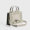 Túi Xách Đeo Chéo Dior Book Tote Thêu Họa Tiết Hoa & Cây Chính Hãng DR069 2026