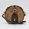 Túi Đeo Chéo Dáng Tròn LV Mini Màu Nâu Monogram Authentic LV338 2026