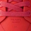Giày thể thao Prada Court Re-Nylon màu đỏ authentic MHNP082 2026