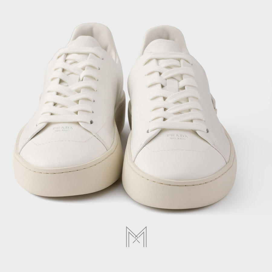 Giày thể thao Prada Court Re-Nylon màu trắng ngà authentic MHNP087 2026 Giày thể thao Prada Court Re-Nylon màu trắng ngà authentic MHNP087 2026