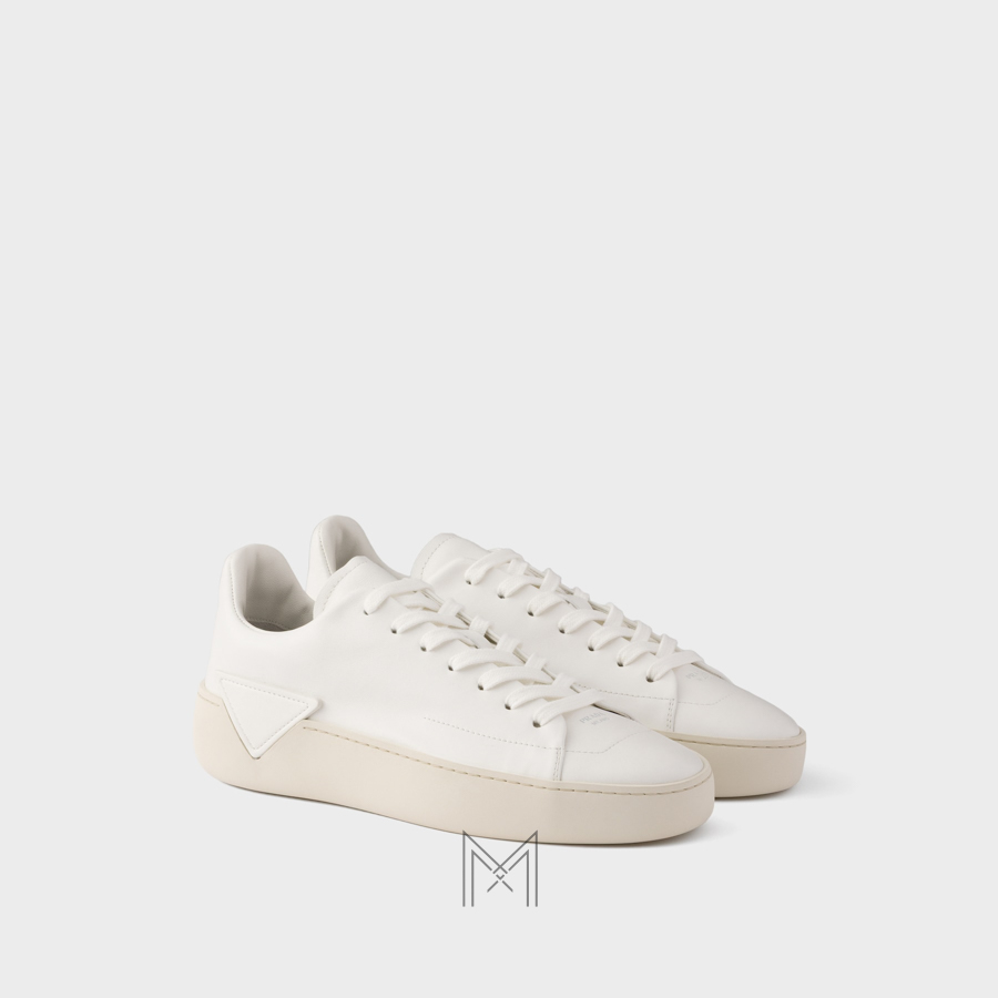 Giày thể thao Prada Court Re-Nylon màu trắng ngà authentic MHNP087 2026 Giày thể thao Prada Court Re-Nylon màu trắng ngà authentic MHNP087 2026