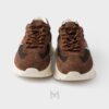 Giày thể thao Prada Mesh Fabric and Suede màu nâu authentic MHNP088 2026