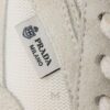 Giày thể thao Prada Mesh Fabric and Suede màu trắng authentic MHNP089 2026