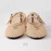 Giày búp bê Prada Mesh Fabric màu be chính hãng MHNP094 2026