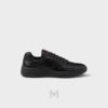 Giày thể thao Prada America's Cup Nappa leather màu đen chính hãng MHNP013 2026 Giày thể thao Prada America's Cup Nappa leather màu đen chính hãng MHNP013 2026