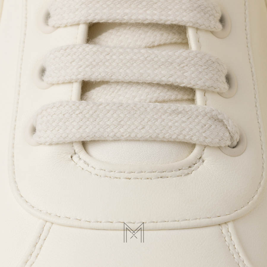 Giày thể thao Prada America's Cup Nappa leather màu trắng ngà chính hãng MHNP012 2026 Giày thể thao Prada America's Cup Nappa leather màu trắng ngà chính hãng MHNP012 2026