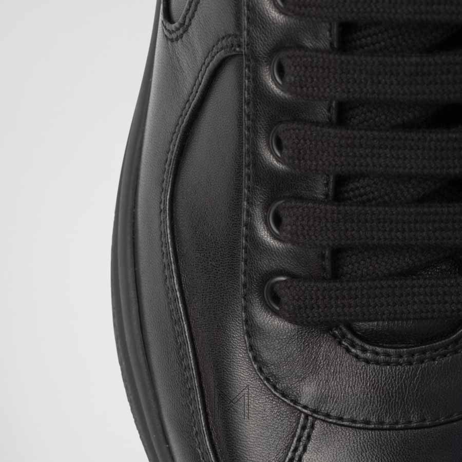 Giày thể thao Prada America's Cup Nappa leather màu đen chính hãng MHNP013 2026 Giày thể thao Prada America's Cup Nappa leather màu đen chính hãng MHNP013 2026