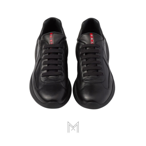 Giày thể thao Prada America's Cup Nappa leather màu đen chính hãng MHNP013