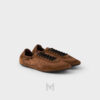 Giày Prada Collapse Re-Nylon and Suede Elasticized màu nâu chính hãng MHNP015 2026