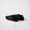Giày Prada Collapse Re-Nylon and Suede Elasticized màu đen chính hãng MHNP020 2026
