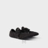 Giày đế bệt Prada Collapse Canvas màu đen chính hãng MHNP120 2026