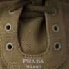Giày đế bệt Prada Collapse Canvas màu xanh lá chính hãng MHNP119 2026 Giày đế bệt Prada Collapse Canvas màu xanh lá chính hãng MHNP119 2026