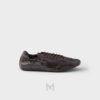 Giày Prada Collapse Leather màu nâu sẫm chính hãng MHNP021 2026 Giày Prada Collapse Leather màu nâu sẫm chính hãng MHNP021 2026