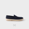 Giày loafer Prada Fabric màu xanh navy chính hãng MHNP005 2026 Giày loafer Prada Fabric màu xanh navy chính hãng MHNP005 2026