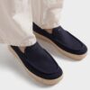 Giày loafer Prada Fabric màu xanh navy chính hãng MHNP005 2026 Giày loafer Prada Fabric màu xanh navy chính hãng MHNP005 2026