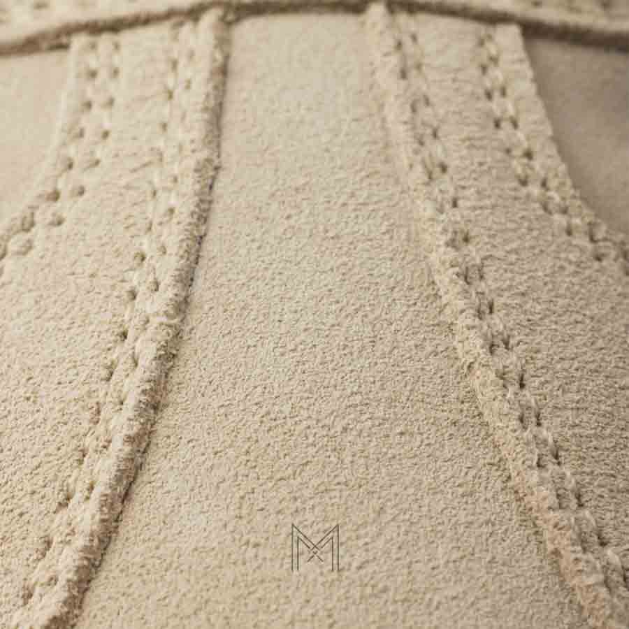 Giày thể thao cổ thấp Prada da lộn màu be authentic MHNP092 2026 Giày thể thao cổ thấp Prada da lộn màu be authentic MHNP092 2026