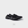 Giày loafer Prada Shuffle Antiqued Leather màu đen chính hãng MHNP124 2026