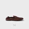 Giày loafer Prada Shuffle Antiqued Leather màu nâu chính hãng MHNP123 2026