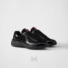 Giày thể thao Prada Patent Leather and Technical Fabric màu đen chính hãng MHNP009 2026 Giày thể thao Prada Patent Leather and Technical Fabric màu đen chính hãng MHNP009 2026