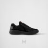 Giày thể thao Prada Patent Leather and Technical Fabric màu đen chính hãng MHNP009 2026 Giày thể thao Prada Patent Leather and Technical Fabric màu đen chính hãng MHNP009 2026