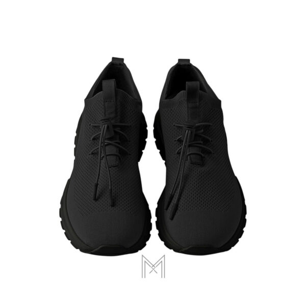 Giày thể thao Prada Prax Stretch Knit màu đen chính hãng MHNP025