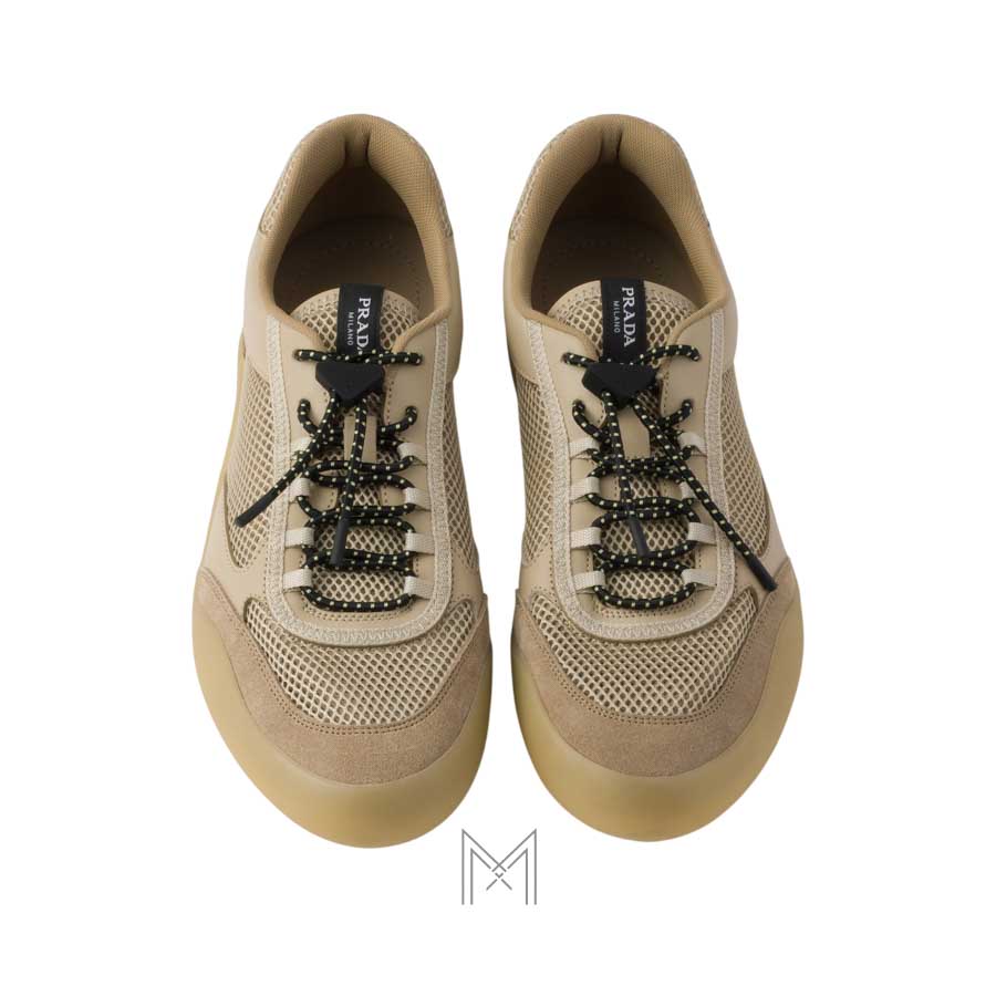 Giày thể thao Prada Speedrock Mesh Fabric màu be chính hãng MHNP115 2026 Giày thể thao Prada Speedrock Mesh Fabric màu be chính hãng MHNP115 2026