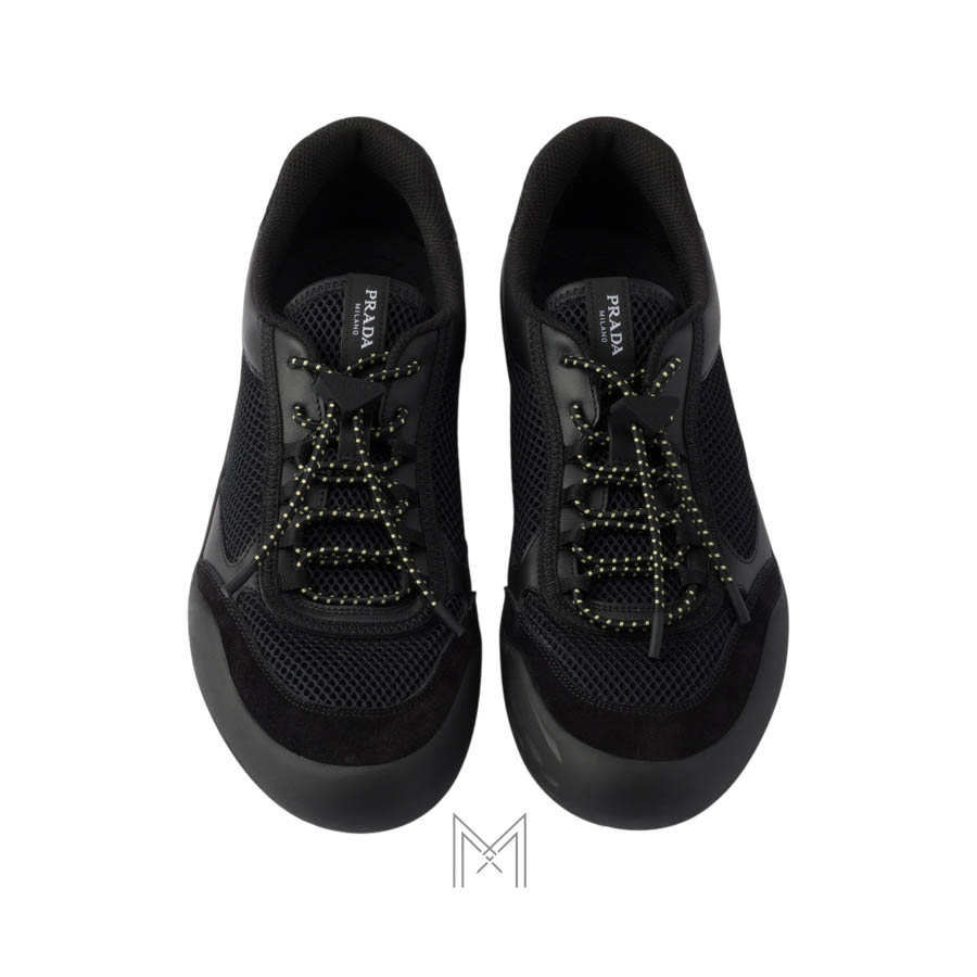 Giày thể thao Prada Speedrock Mesh Fabric màu đen chính hãng MHNP118 2026 Giày thể thao Prada Speedrock Mesh Fabric màu đen chính hãng MHNP118 2026