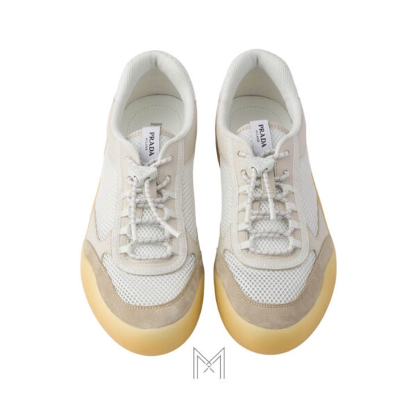 Giày thể thao Prada Speedrock Mesh Fabric màu trắng chính hãng MHNP114