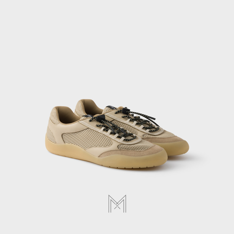 Giày thể thao Prada Speedrock Mesh Fabric màu be chính hãng MHNP115 2026 Giày thể thao Prada Speedrock Mesh Fabric màu be chính hãng MHNP115 2026
