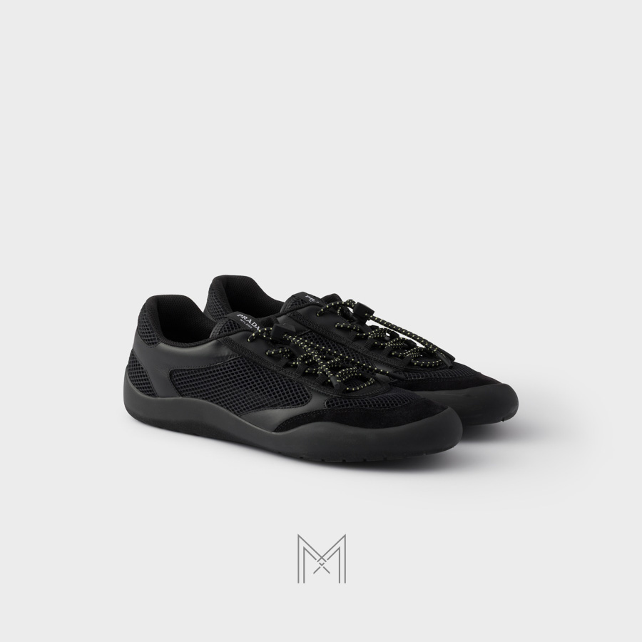 Giày thể thao Prada Speedrock Mesh Fabric màu đen chính hãng MHNP118 2026 Giày thể thao Prada Speedrock Mesh Fabric màu đen chính hãng MHNP118 2026