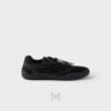 Giày thể thao Prada Speedrock Mesh Fabric màu đen chính hãng MHNP118 2026 Giày thể thao Prada Speedrock Mesh Fabric màu đen chính hãng MHNP118 2026