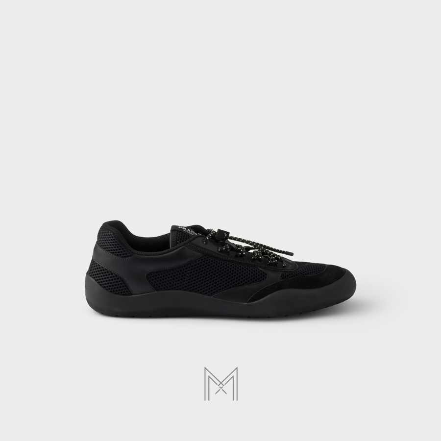Giày thể thao Prada Speedrock Mesh Fabric màu đen chính hãng MHNP118 2026 Giày thể thao Prada Speedrock Mesh Fabric màu đen chính hãng MHNP118 2026