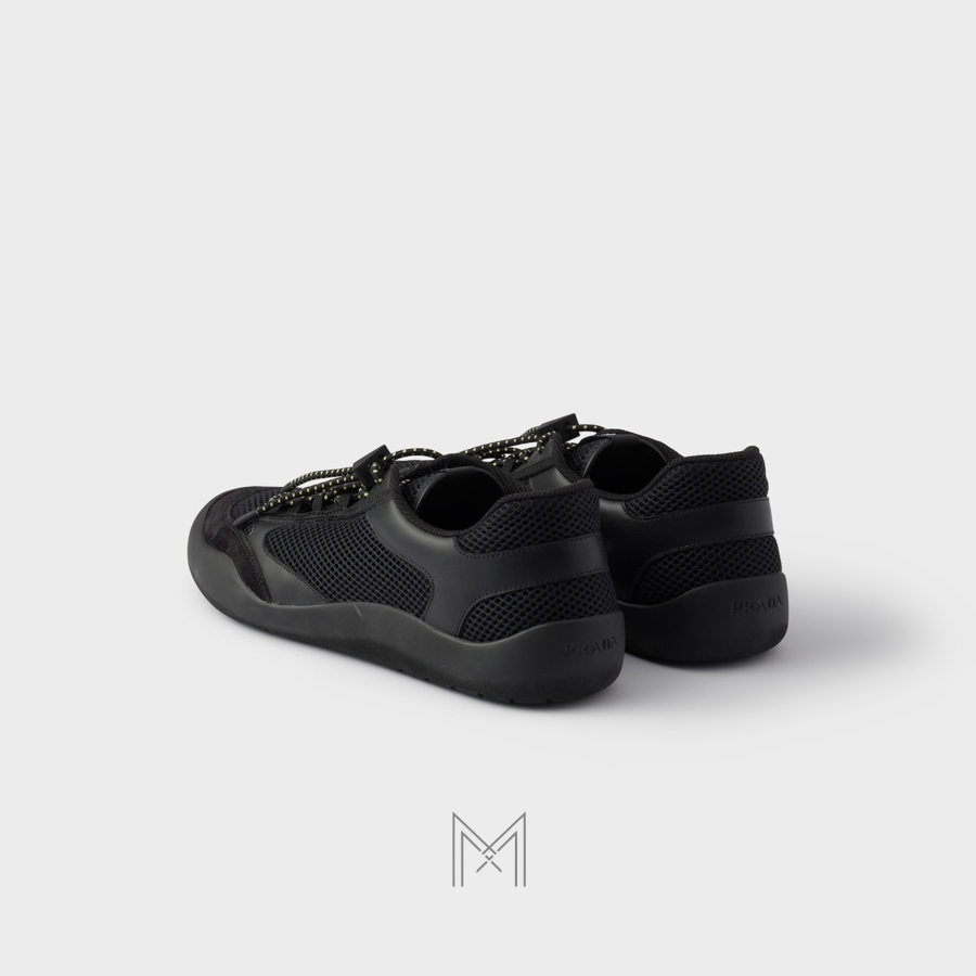 Giày thể thao Prada Speedrock Mesh Fabric màu đen chính hãng MHNP118 2026 Giày thể thao Prada Speedrock Mesh Fabric màu đen chính hãng MHNP118 2026